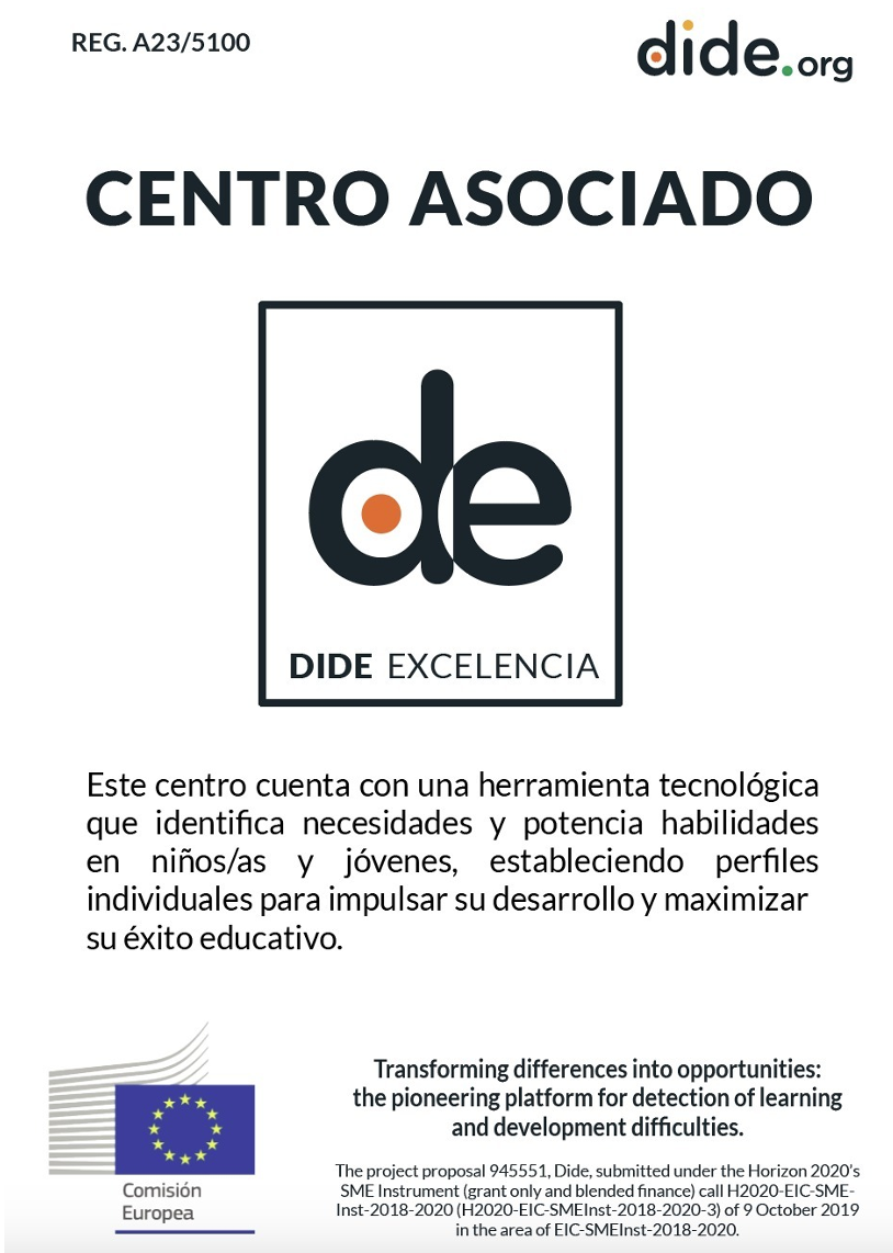 Placa de Centro Asociado DIDE